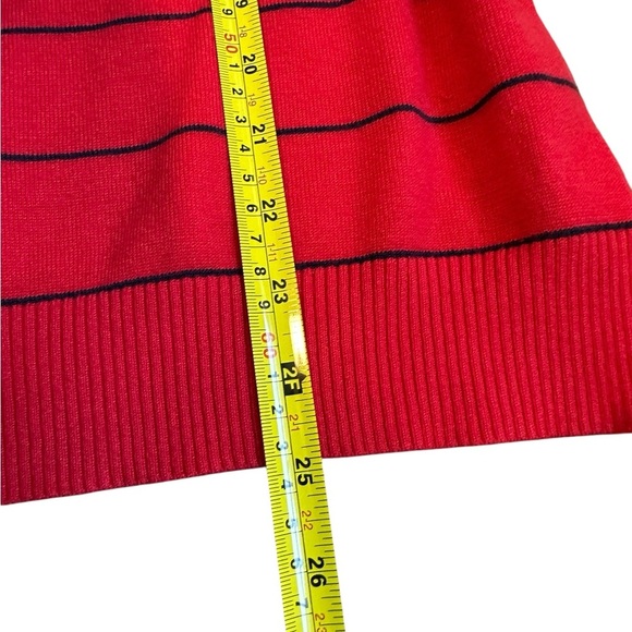One A Red Striped Sweater Size 2X Preppy Minimalist Oversized Fall
A179 - Picture 3 of 5